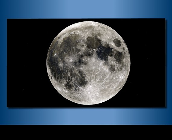 Full Moon Solar System Space Astronomy Planets Moons