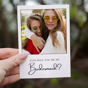 Bridesmaid Proposal, Will you be my bridesmaid, Maid of Honour, Bridesmaid proposal, Personalized Bridesmaid Card, Proposal Card
