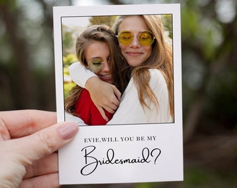 Bridesmaid Proposal, Will you be my bridesmaid, Maid of Honour, Bridesmaid proposal, Personalized Bridesmaid Card, Proposal Card