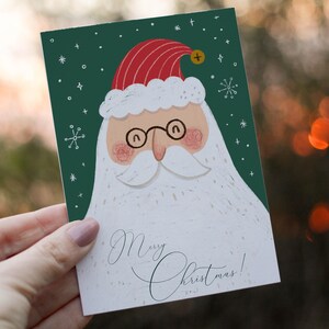 Carte de Noël pour papa, pour maman, joyeux Noël, cadeau de Noël, carte de voeux festive, téléchargement numérique, joyeux Noël