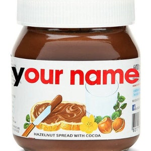 Personalisierte Nutella Jar Label Digitale Datei Bild 3