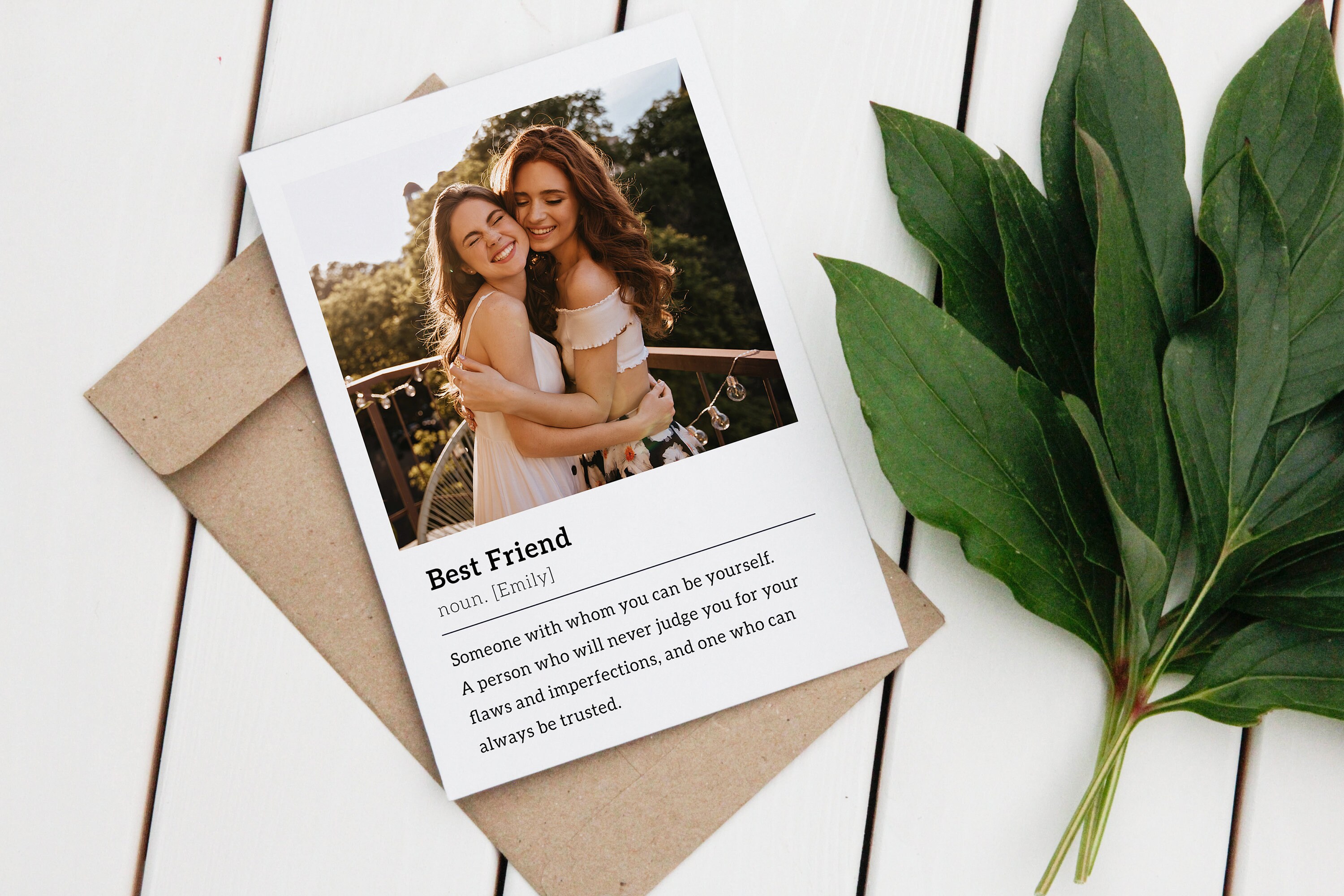 Personalized Photo Birthday Card, Custom Photo Card, Birthday Keepsake ...