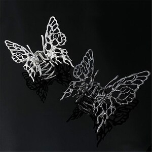 1 Pack, Irregular Butterfly Hairpin, Metal Hair Claws, Large Hair Claw, Korean Hairpin, Fashion Hairpin, Hairpin, Barrett, Hair Clip.