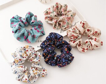 1 Pack, Floral Scrunchies, Fairy Hair Scrunchies, Girl Hair Ties, Designer Hair Rope, Vintage Hair Ties, Women's Hair Accessories, Best Gift