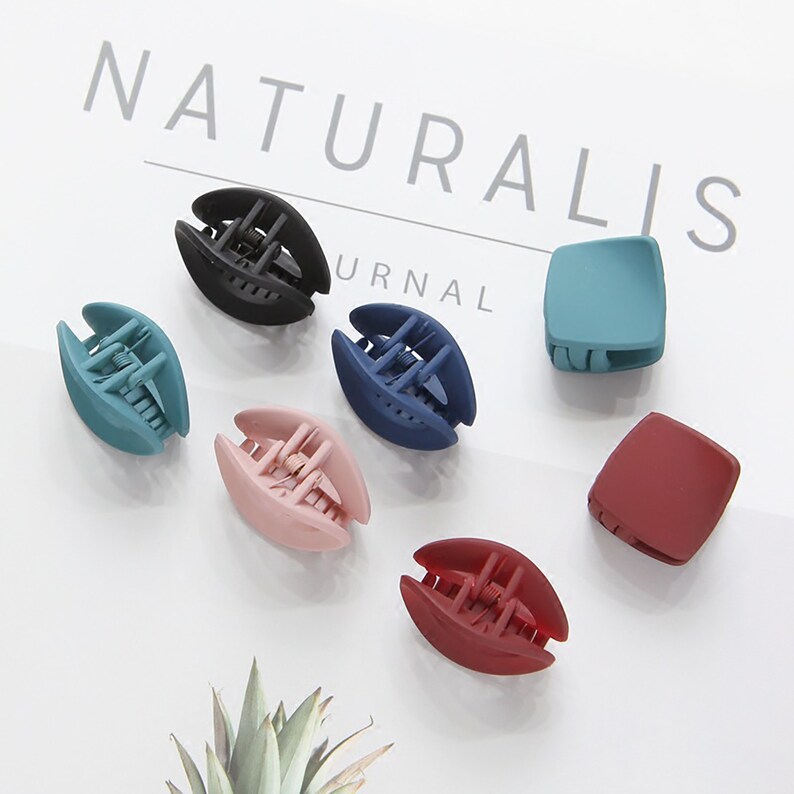 2 Pack Small Hair Claws Cute Hair Claws Korean Hairpin Etsy