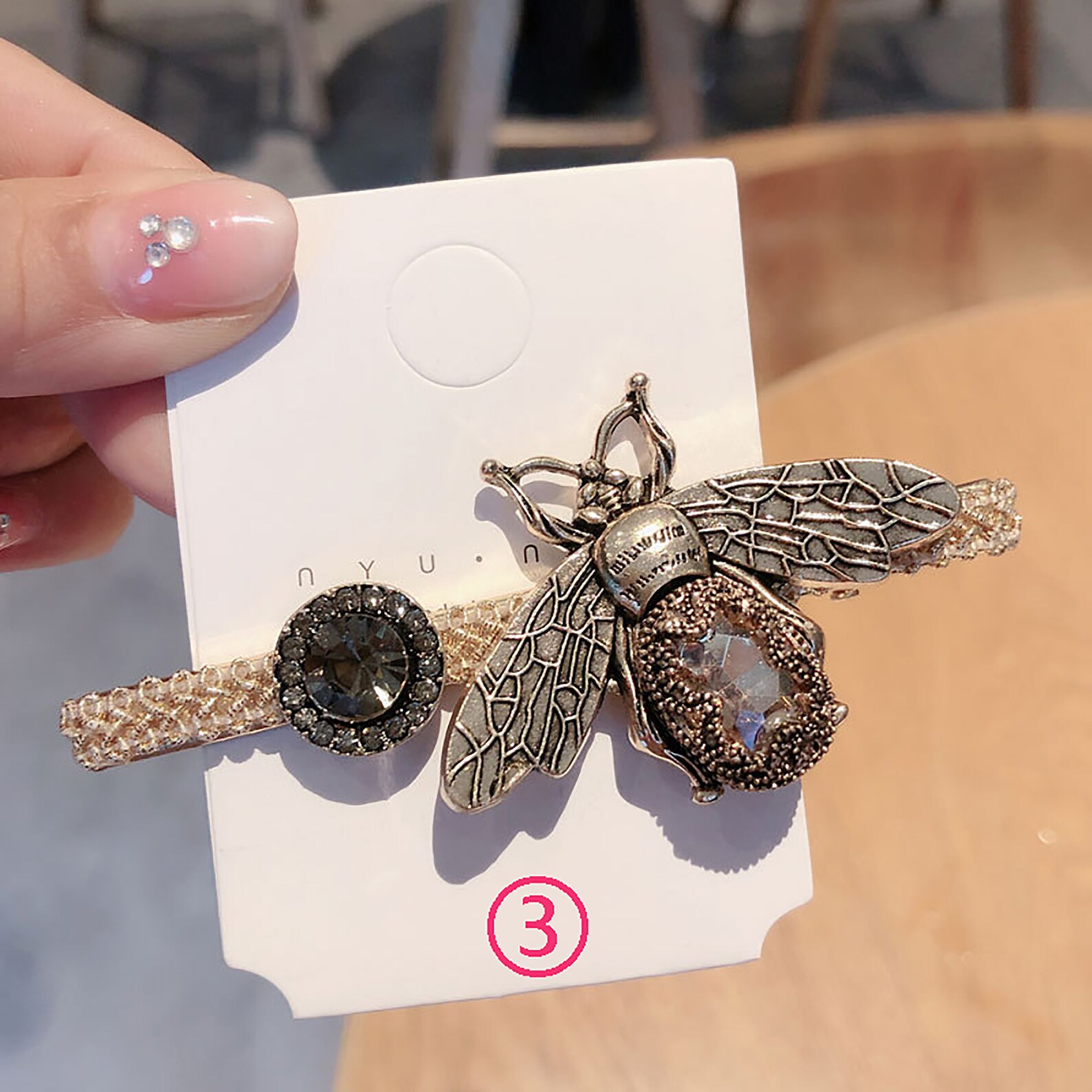 2 Pack Luxury Bee Hair Clips Bee Hair Clips Designer Bobby Etsy