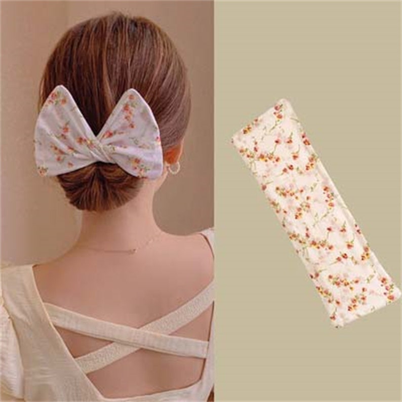 2 Pack, Bun Maker for Hair, Deft Bun for Hair, Floral Hair Bun Maker, Hair Twister for Women, Hair Accessories. image 2