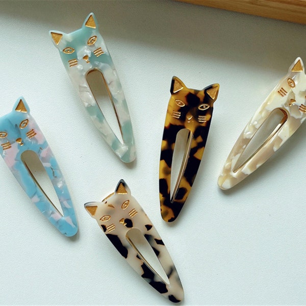 Cat Hair Clip Etsy