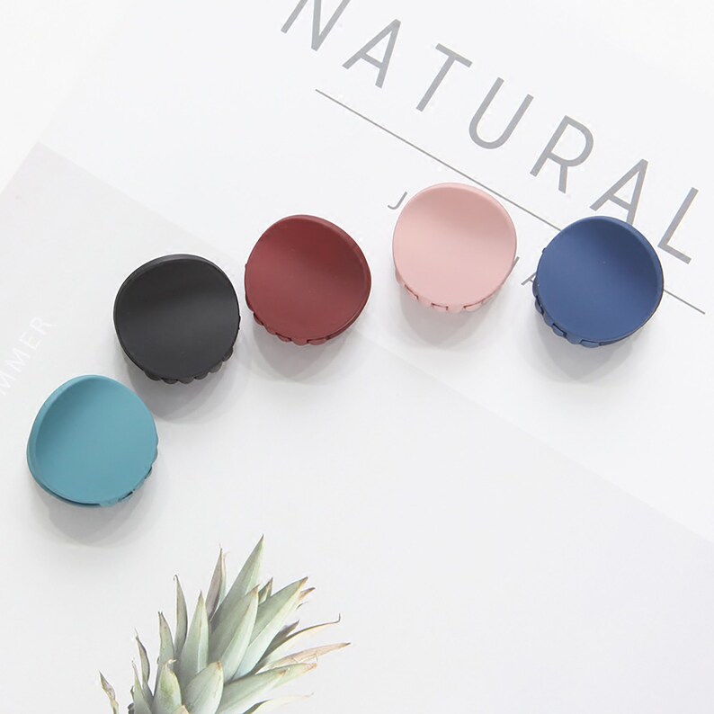 2 Pack Small Hair Claws Cute Hair Claws Korean Hairpin Etsy