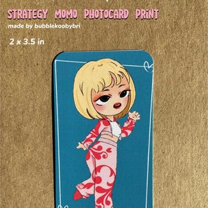 Impressão de cartão de foto TWICE Momo | K-pop | Impressão de arte | Impressão digital
