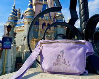 Magical Castle 100 Celebration Fanny Pack Platinum Anniversary Belt Bag