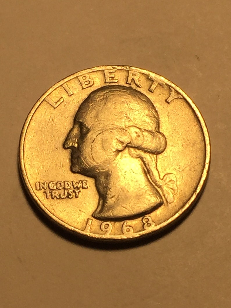 1968 No/mint Mark/ WASHINGTON QUARTER Etsy