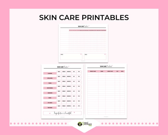 Skin Care Routine Chart