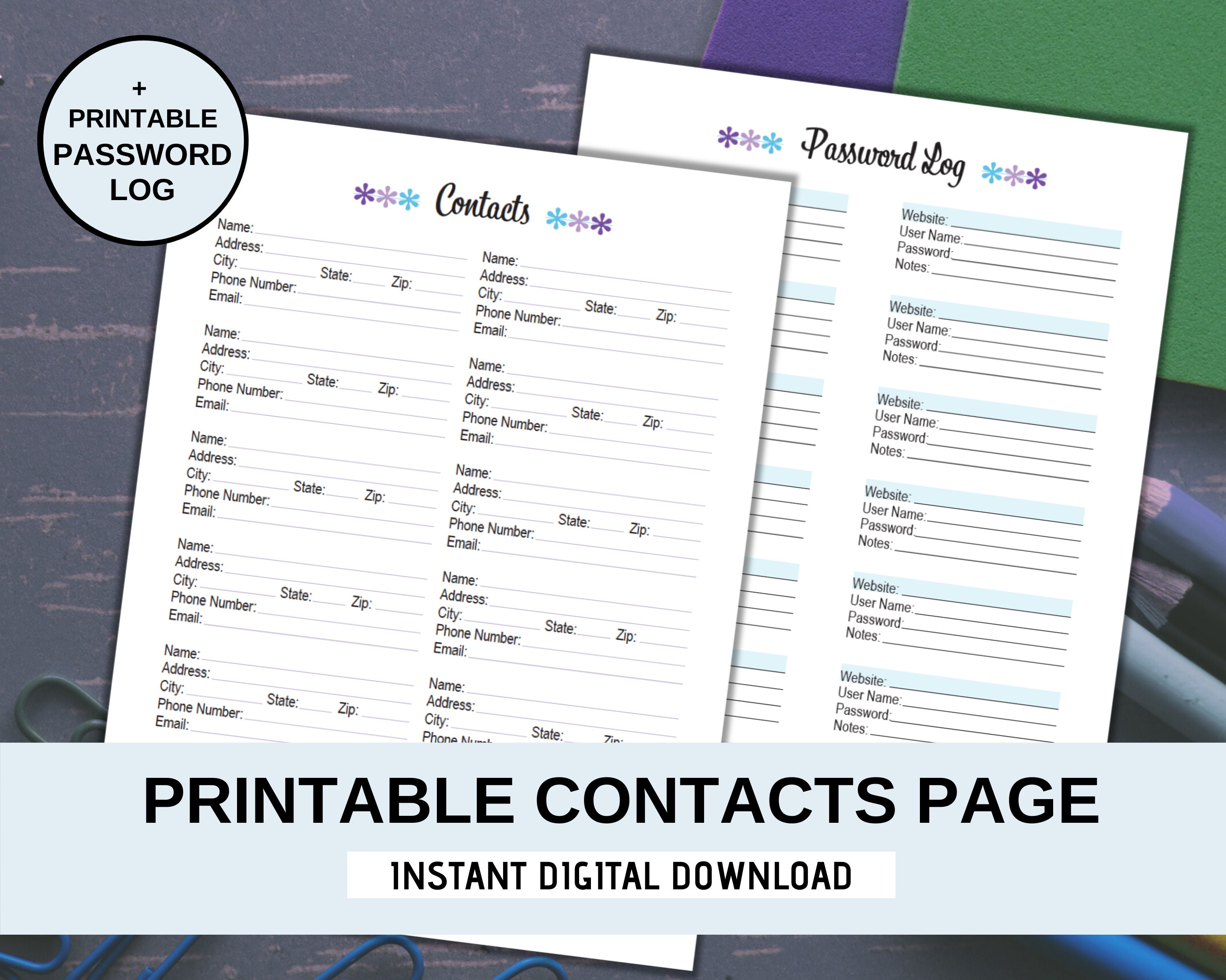 Printable address book software punchpassl