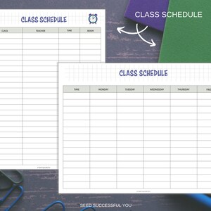 Student Planner Printables Back to School Printables - Etsy