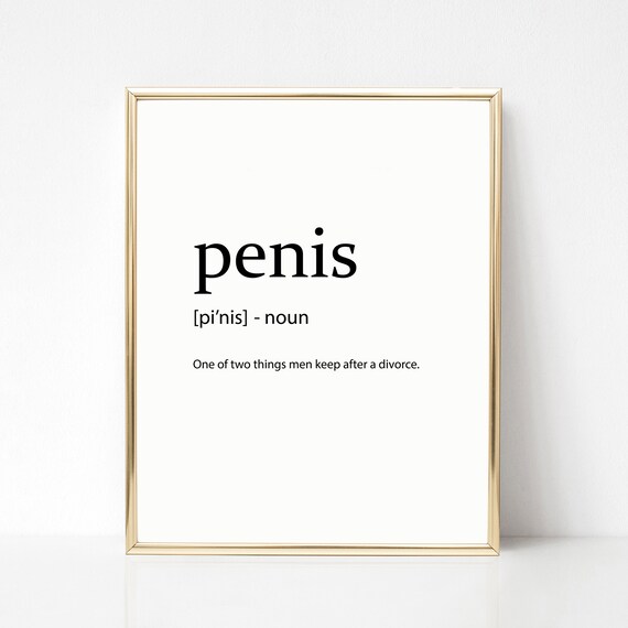 Gratuit Images Penis Funny Definition Office Decor Funny Office Decor Etsy le plus cool par
