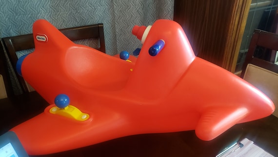 Little tikes airplane rocker sales