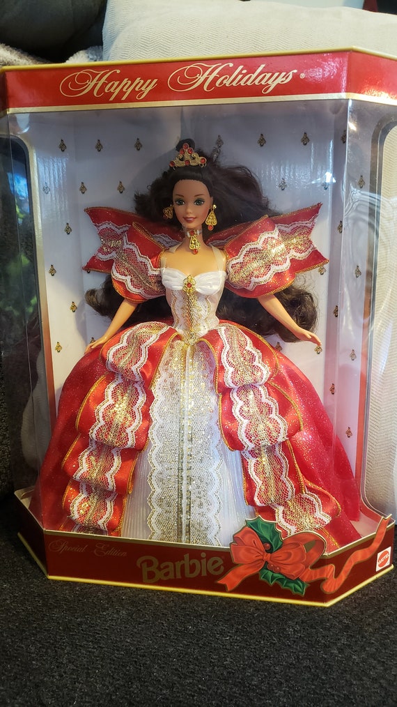 happy holidays special edition barbie 10th anniversary