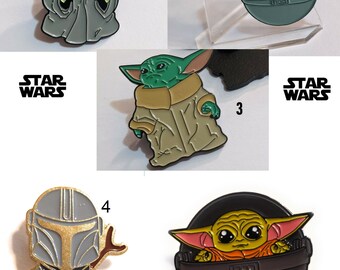 Baby Yoda Mandalorian Star Wars Necklace 2\u201d BirthdayPartyPlay