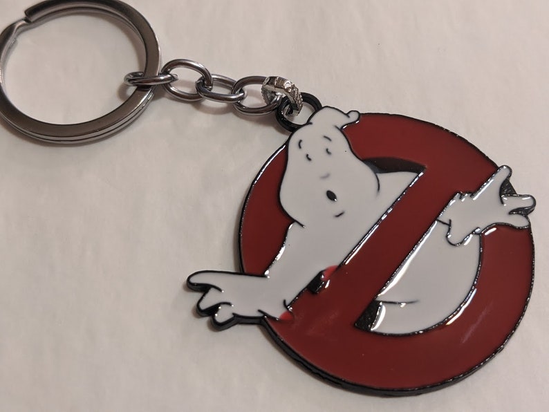 Ghostbusters Keychain 2.3 Inch Wide Ghost Busters Movie Etsy