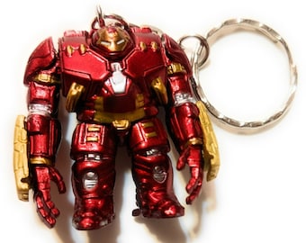Convention Exclusive MARVEL COMICS Iron man Hulkbuster keychain Movie  Classic Logo Avengers peter parker spiderman tony stark thanos hulk