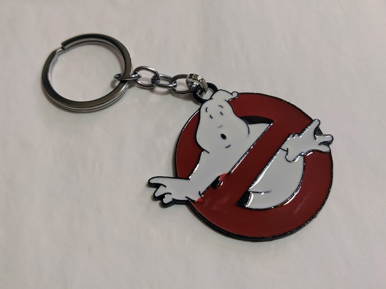 Ghostbusters Keychain 2.3 Inch Wide Ghost Busters Movie Etsy