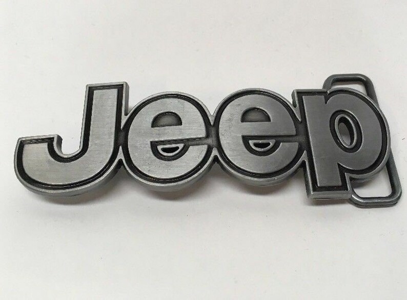 JEEP raised letter Logo 4x4 Belt Buckle Wrangler Cherokee commander gift USA JEEP raised letter Logo 4x4 Belt Buckle Wrangler Cherokee commander gift USA
