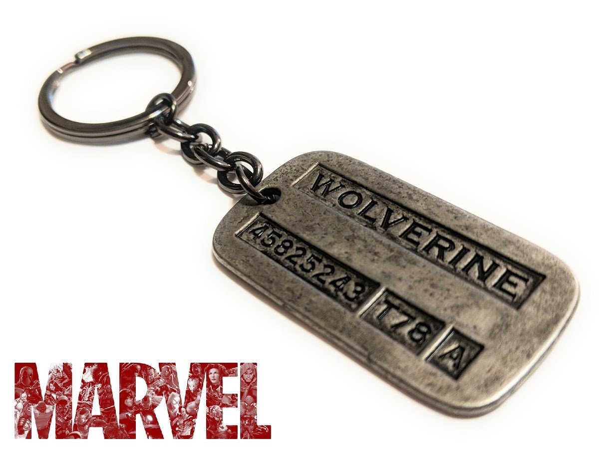 Брелок Росомаха. Жетон Логана. Wolverine Dog tag. Брелок жетон прикольный.