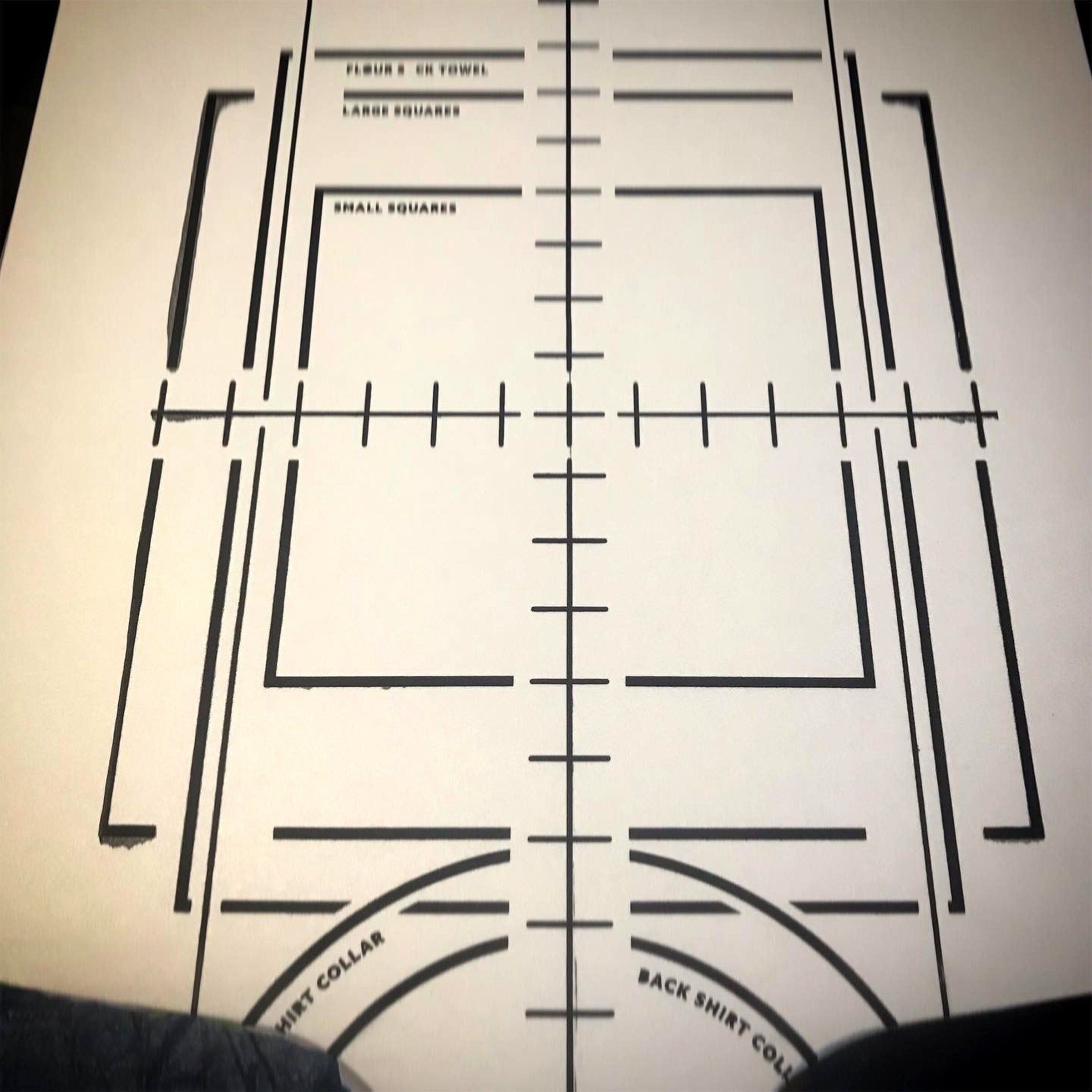Screen Printing Pallet Board Center Line Template Etsy