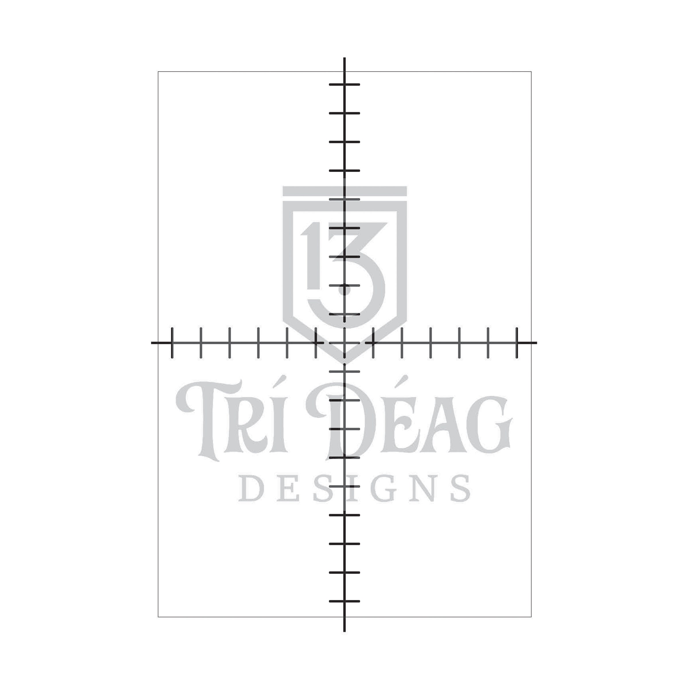 Screen Printing Pallet Board Center Line Template Etsy Canada