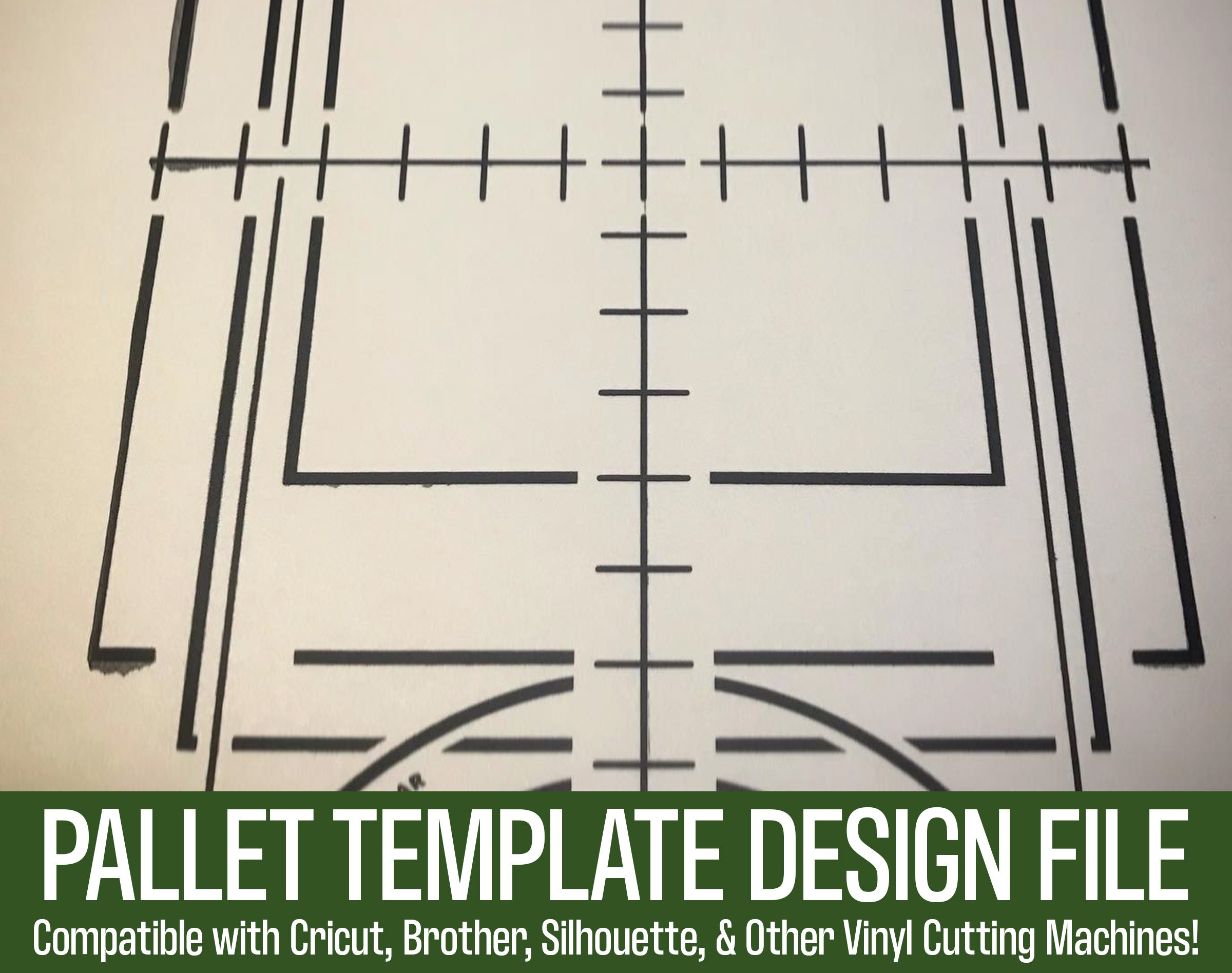 Screen Printing Pallet Board Center Line Template Etsy