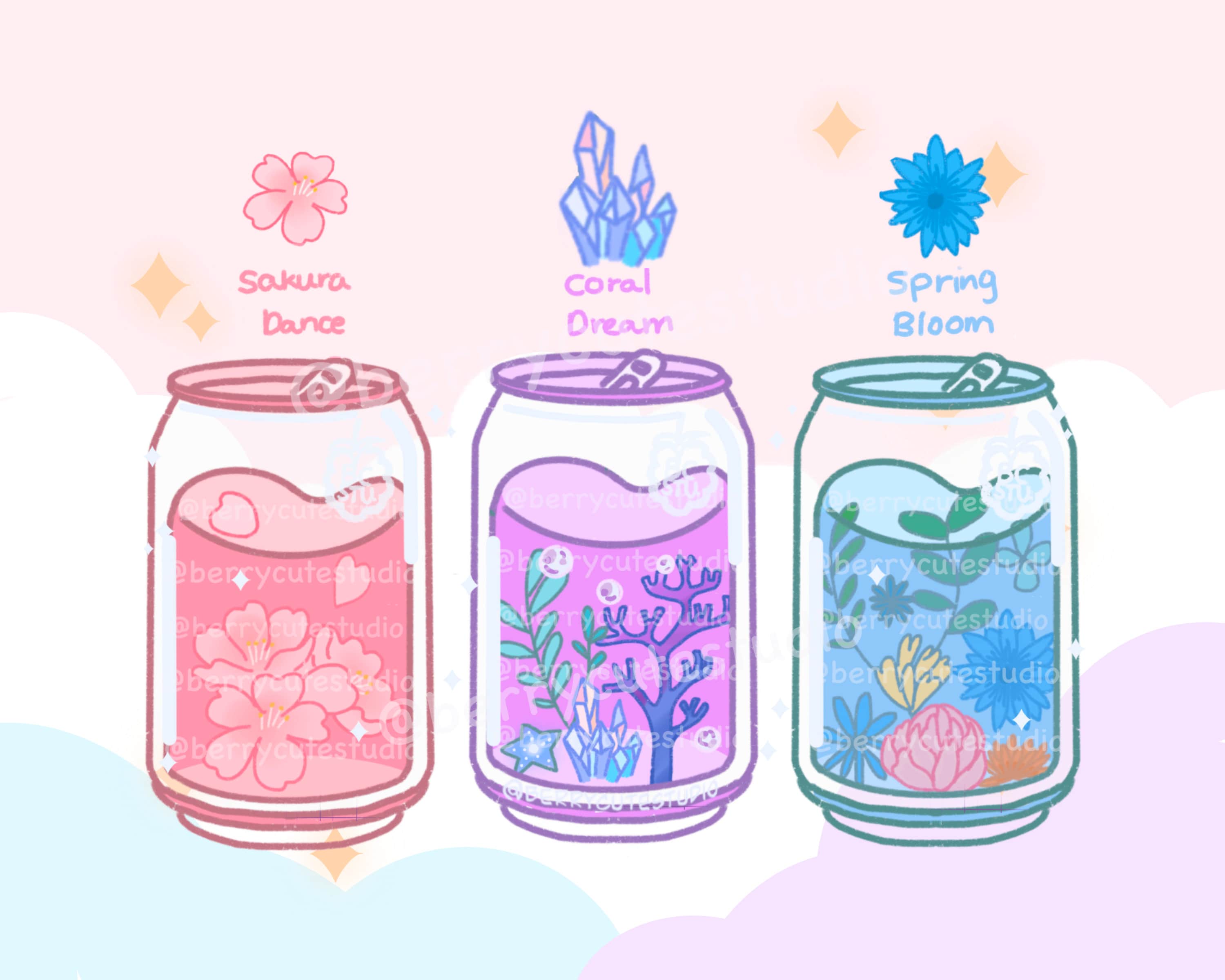 Introducir 75+ imagen pastel stickers kawaii Viaterra.mx