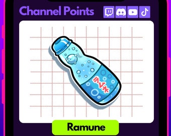Ramune Channel Points for Twitch | Twitch Channel Point Icon | Twitch Emotes | Stream Emotes | Channel Point | Sticker