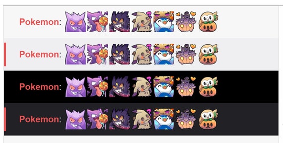 Poki Emotes Halloween Emotes GastlyEvolution UwU Emote -  Portugal