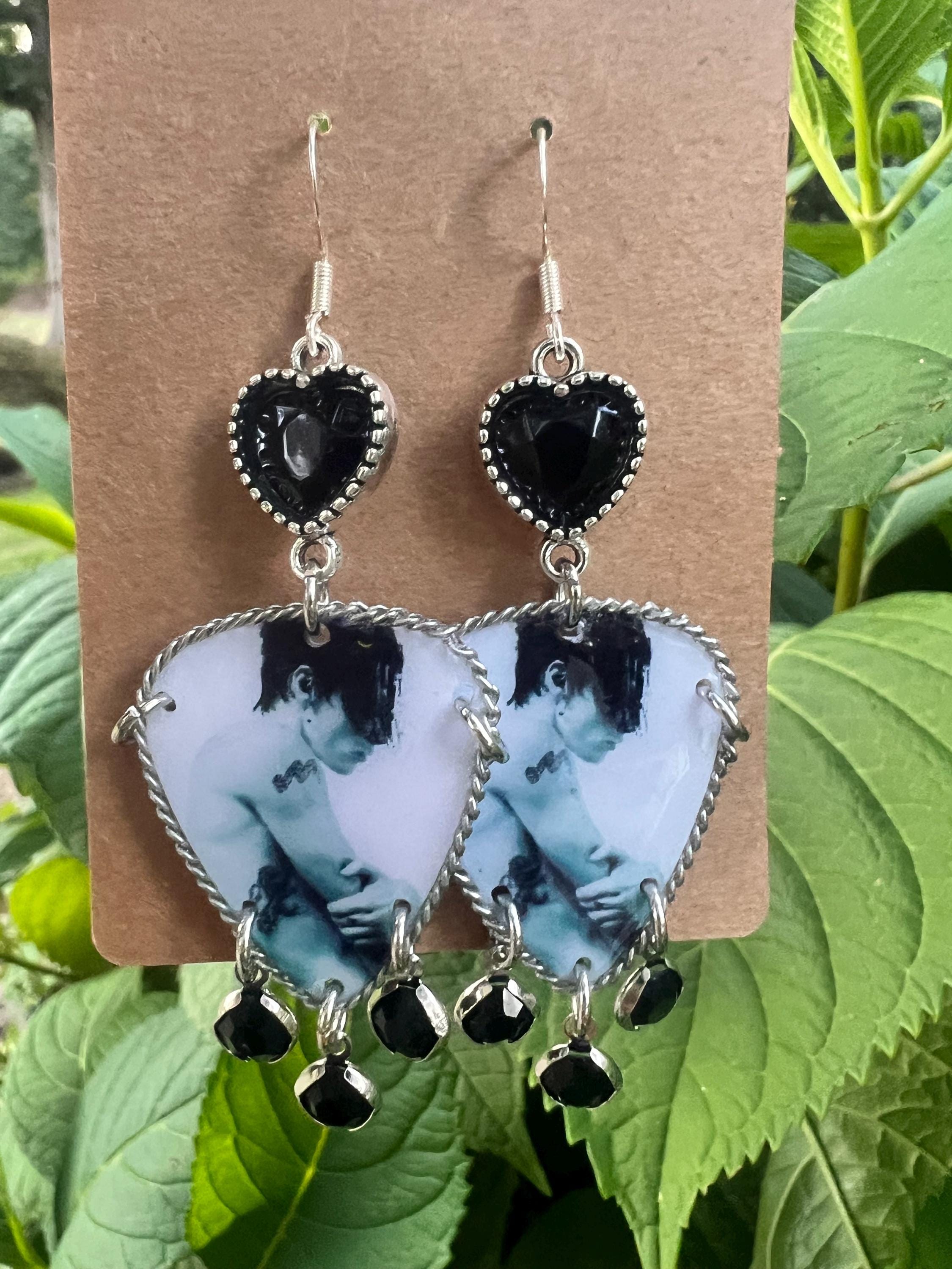 Stud Earrings 5sos Earrings 5SOS Safety Pin Earrings // Beadxia