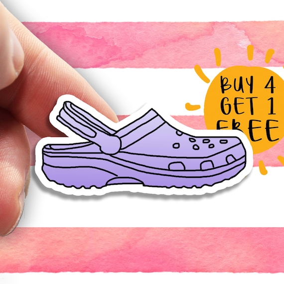 sticker crocs