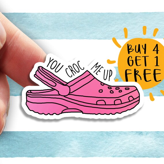 walk it like i croc it sticker