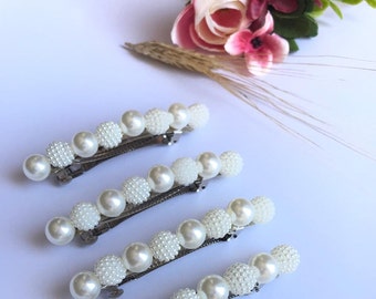 Perlen Haarspange Set – eleganter Brautschmuck & Alltagshaarschmuck