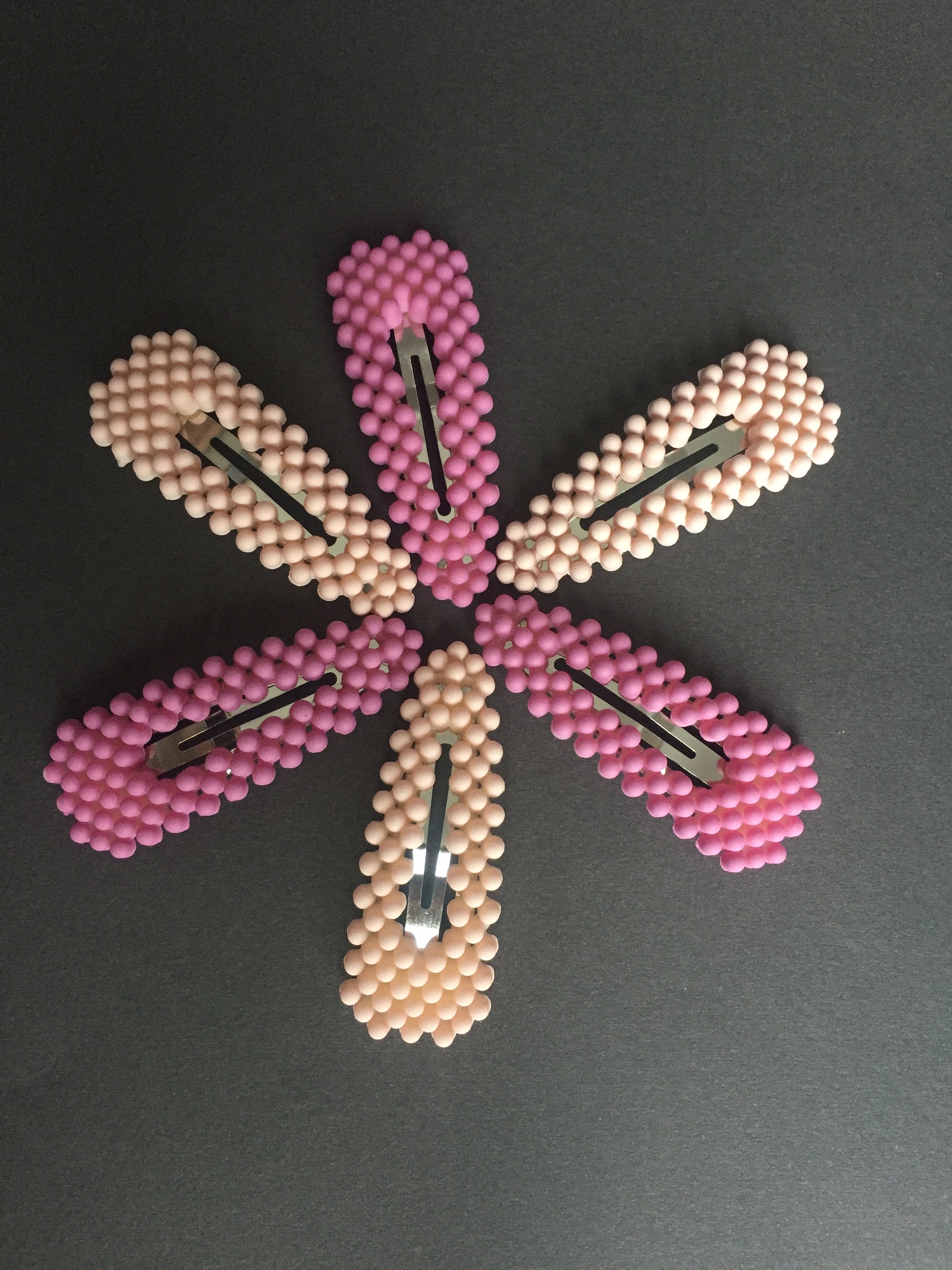 Pearl Hair Clips: Beaded Hair Barrette, Set of 3 - Etsy display picture 2