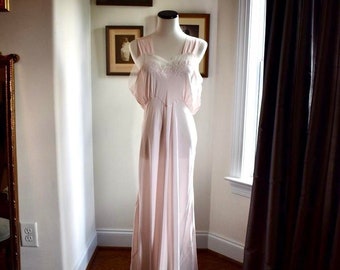 1950s Rayon Blend Nightgown