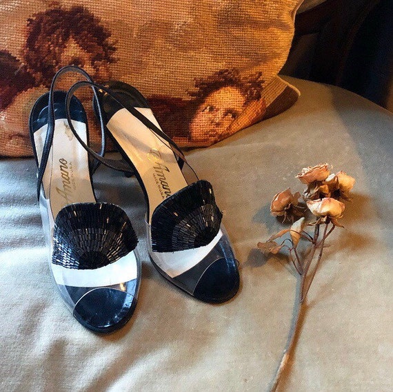 Rare 1950s Lucite Heels