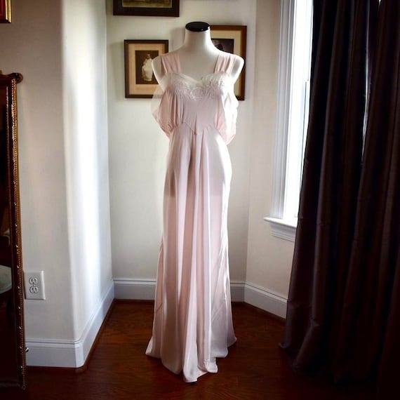 1950s Rayon Blend Nightgown
