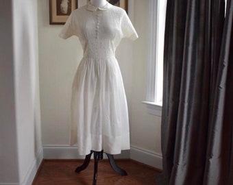 Late 1950s Day Dress