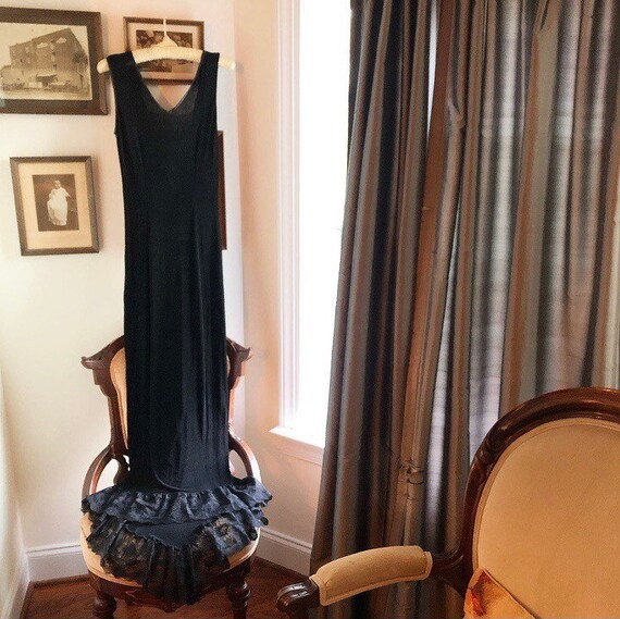 1990s Gothic Dress