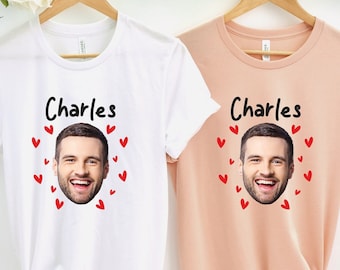 Bachelorette Party Face Shirt, Funny Groom&#39;s Face Shirt, Bride Shirt, Bachelorette Favor Face Photo Shirt, Custom Bachelorette Party Shirt