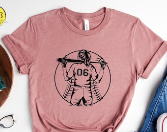 Softball Girl Shirt: Custom Personalized Softball Tee
