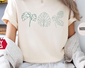 Line Art Flower Tee, Minimalist Floral Shirt, Wild Flower Gift