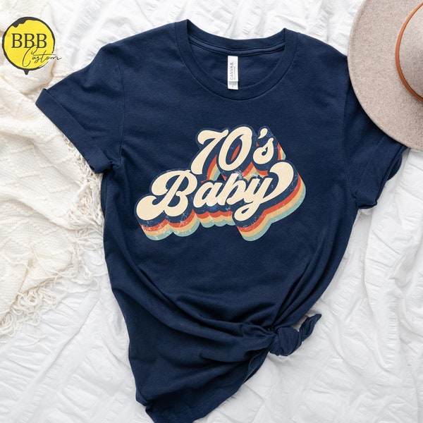 70's Baby Shirt, 50th Birthday Shirt, Vintage Shirt, Retro Shirt, 80s Shirt, 70s Shirt, Made Me Shirt , 1970 Birthday Party Shirt, Fifty AF