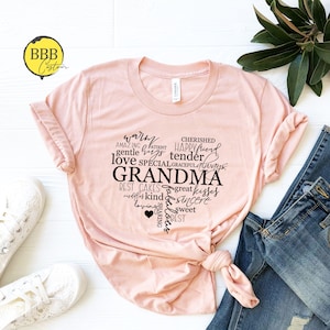 Grandma Heart Shirt, Grandma Shirt, Nana Shirt, Mothers Day Shirt, Gift For Grandma, Grandmother Shirt, New Grandma Shirt