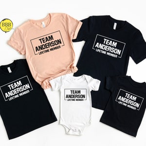 Custom Family Team Shirts: Personalized Vacation Matching Shirts